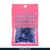 Czech Seed Beads – 50g – Blue Assorted Mix